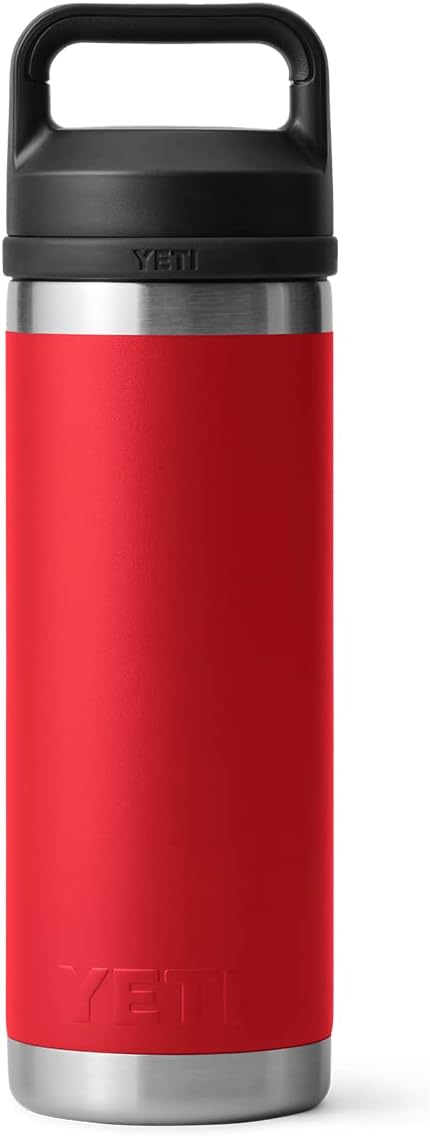 YETI Coolers Rambler 18oz Chug Isolierflasche, Rescue red Rot, Rot