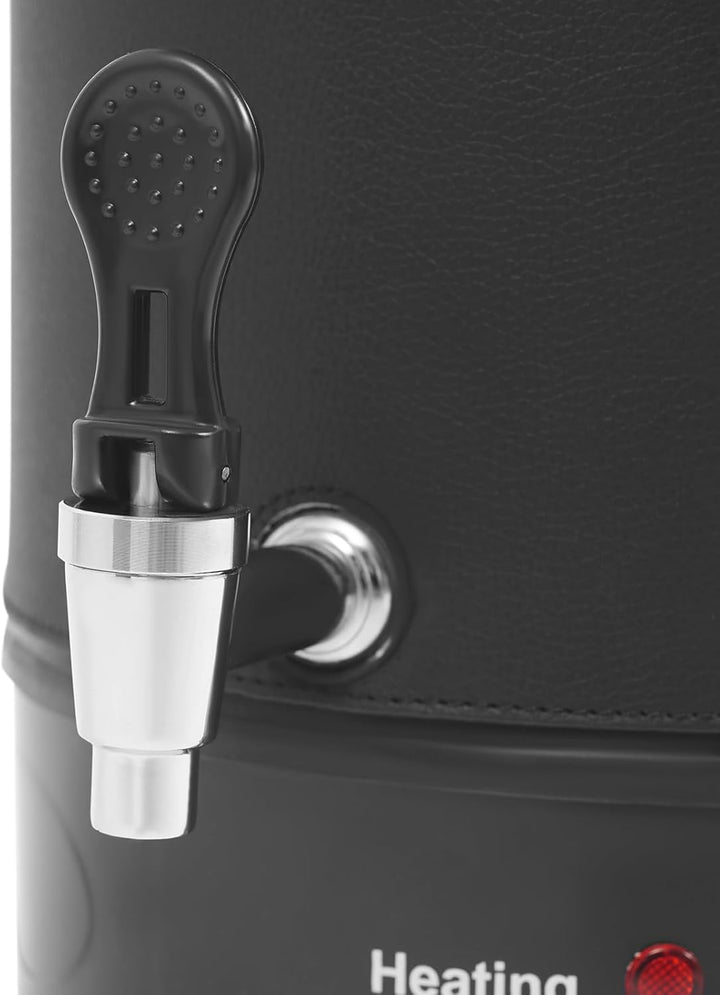 HUOMMGS Wachsschmelztopf mit 30-110℃ Temperatur Einstellbar, Deckel Edelstahl Wachsschmelzer Elektri