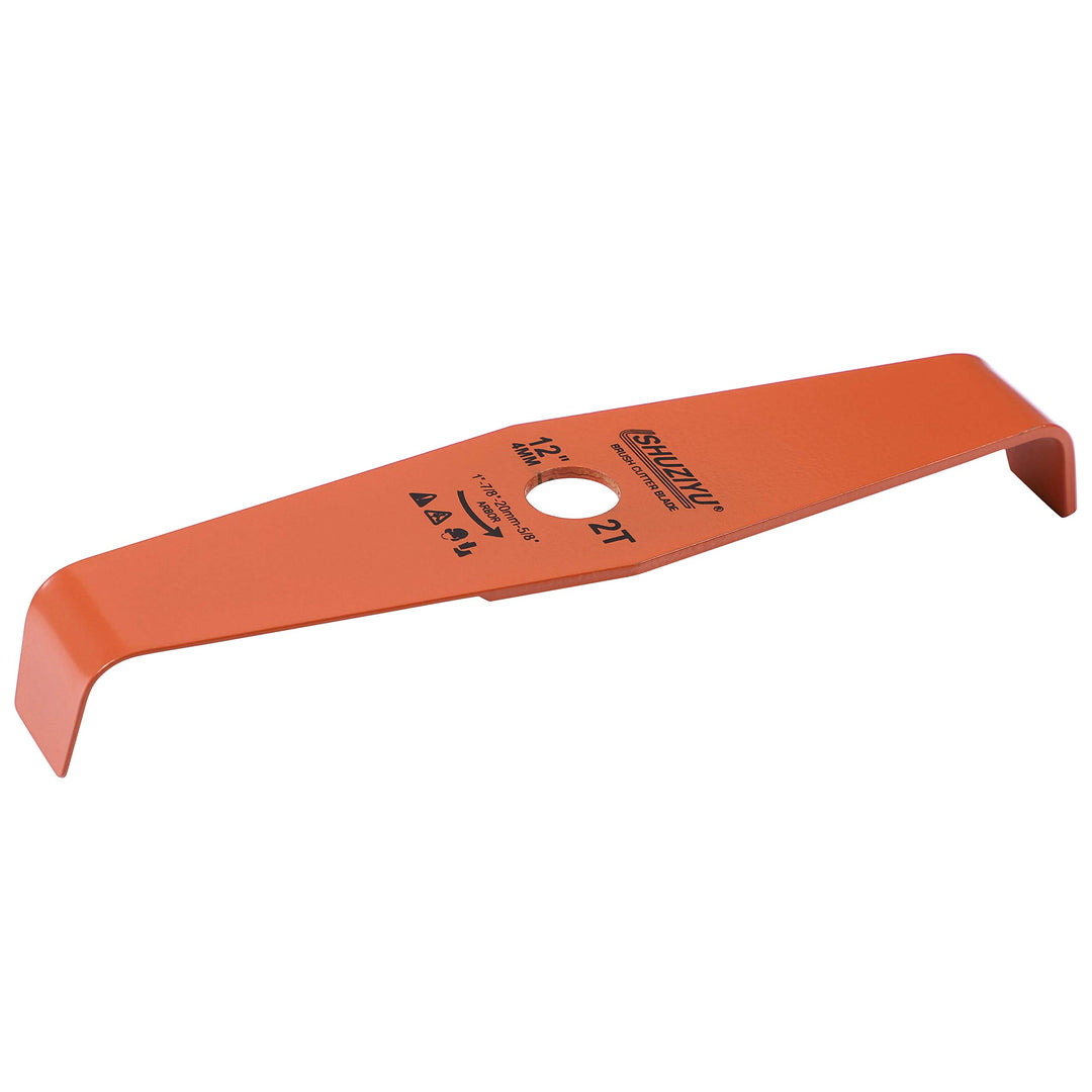 LSHUZIYU 305x4mm-2T Biege, Dorn mit Adapter 22.23-20-16mm, Mulchmesser-Klinge, Freischneiderklinge,