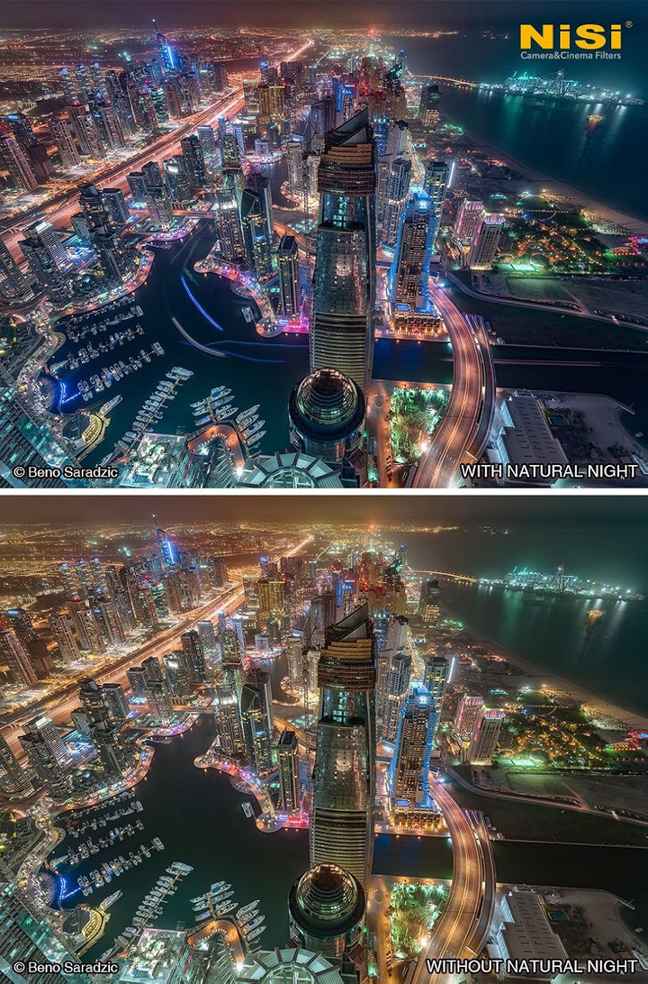 NiSi 49mm Natural Night Filter - Astroklar Nachtlicht Light Pollution Filter für Nachtaufnahmen, Ast