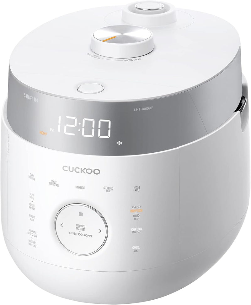 CUCKOO Reiskocher & Dampfgarer mit 16 Programmen, Induktion, Kein-Druck-Modus, offene Kochfunktion,