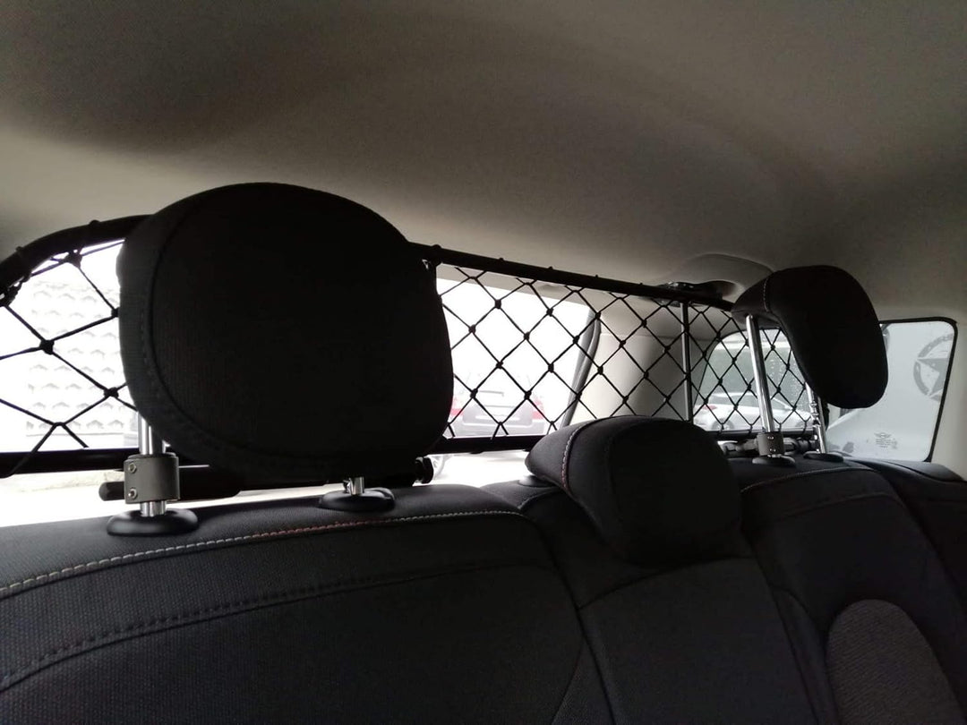 ERGOTECH Trenngitter Hundegitter für MINI Countryman (ab BJ 2016), RDA65-HXXS16, für Hunde und Gepäc