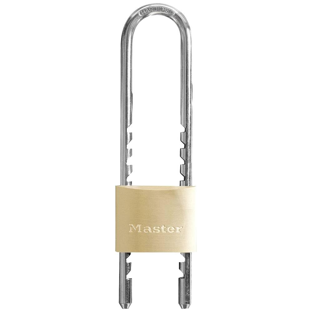 Master Lock - 1950EURD - Messing Vorhängeschloss 50mm mit herausnehmbarem Bügel, Standard, Normal Bü