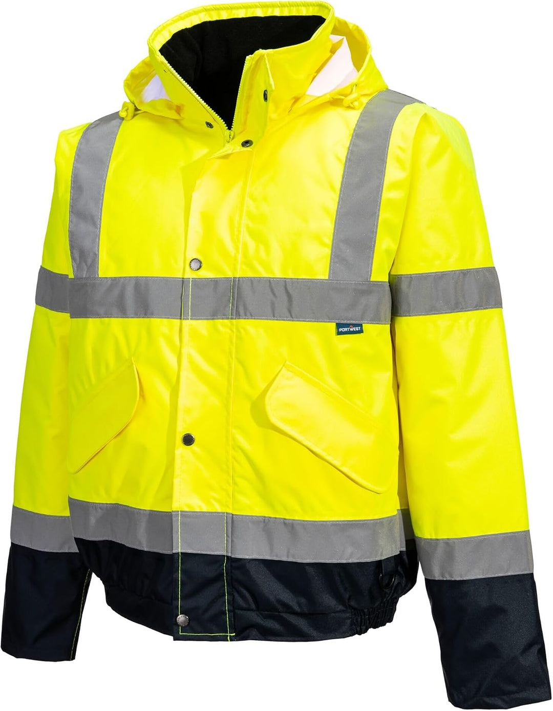 Portwest Herren Hi-vis Bomber Jacke (1er Pack) XL Gelb, XL Gelb