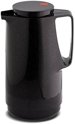 Rotpunkt Isolierkanne 760" 1,0l in schwarz, Edelstahl, 20 x 10 x 10 cm, Schwarz