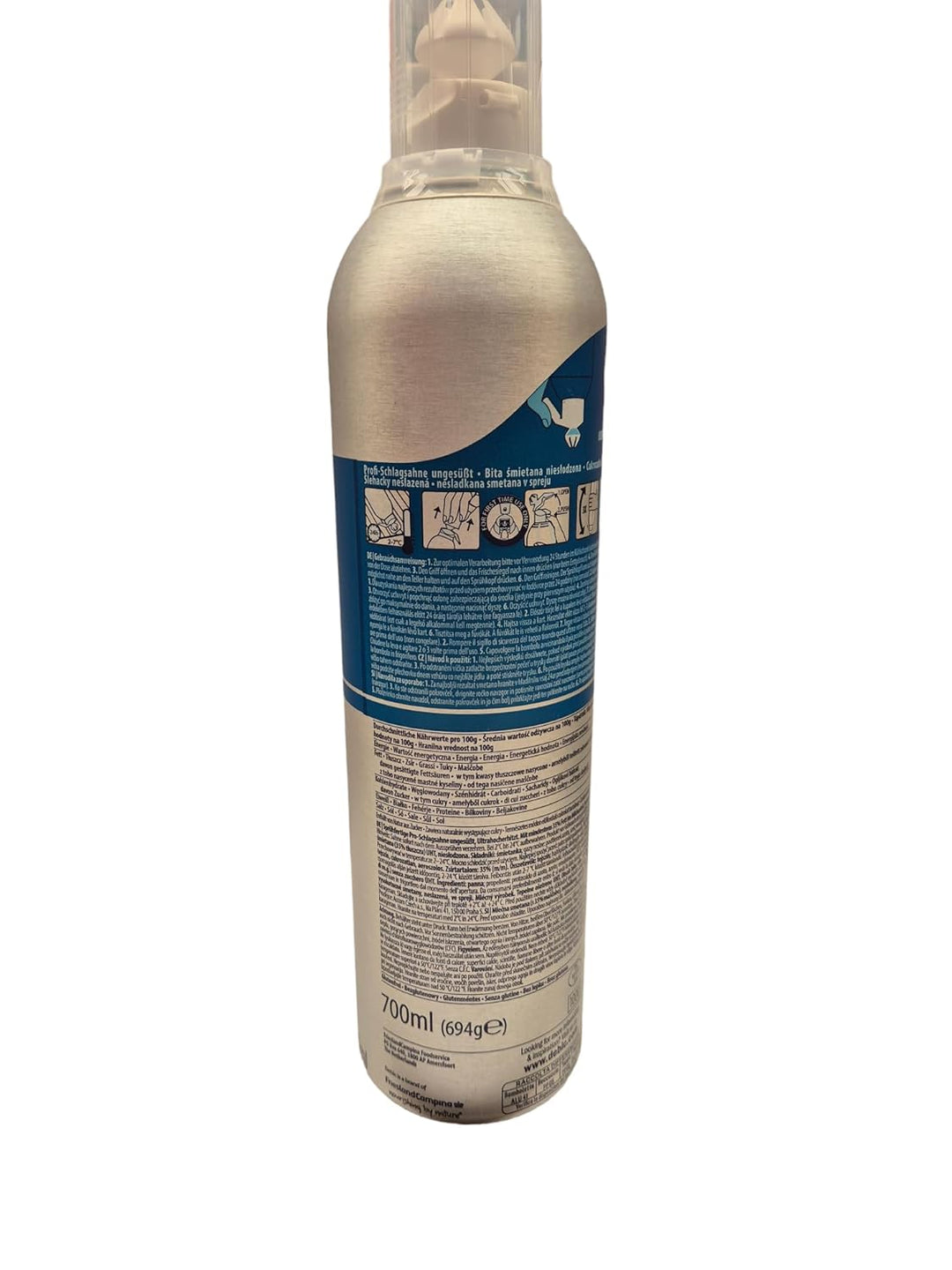 minafood-Set: 3 xDebic Profi-Schlagsahne ungesüsst, 700 ml