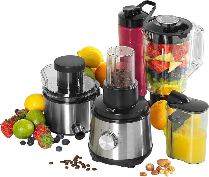 Petra PT4294VDEEU7 Zentrifugal Entsafter Elektrisch 4in1 Gemuse/Obst Saftmaschine,1L Mixbecher und F