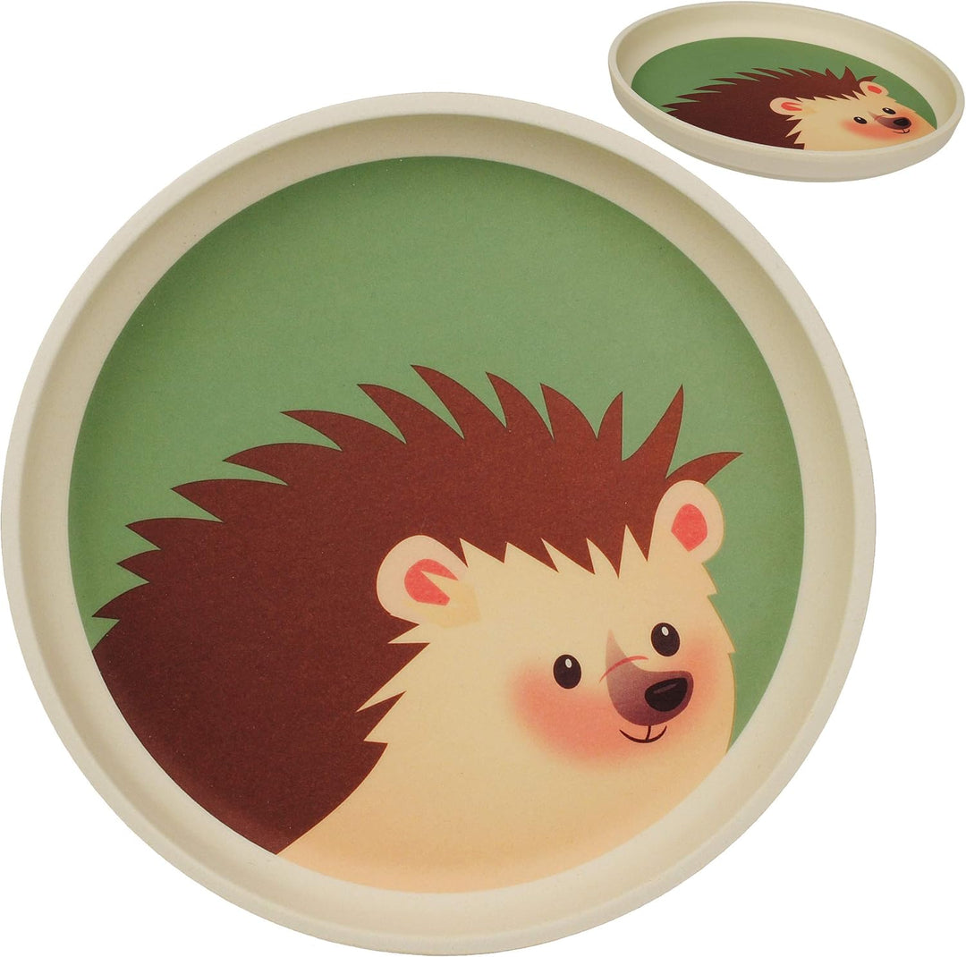 alles-meine.de GmbH 2 Stück - Melamin - Teller - Tiere - Waldtiere &amp; Zootiere - BPA frei - Melaminge