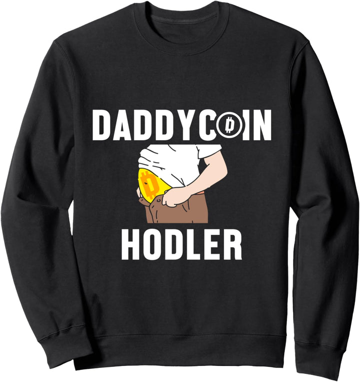 Daddycoin Hodler Bierbauch Kryptowährung Crypto Bitcoin Sweatshirt