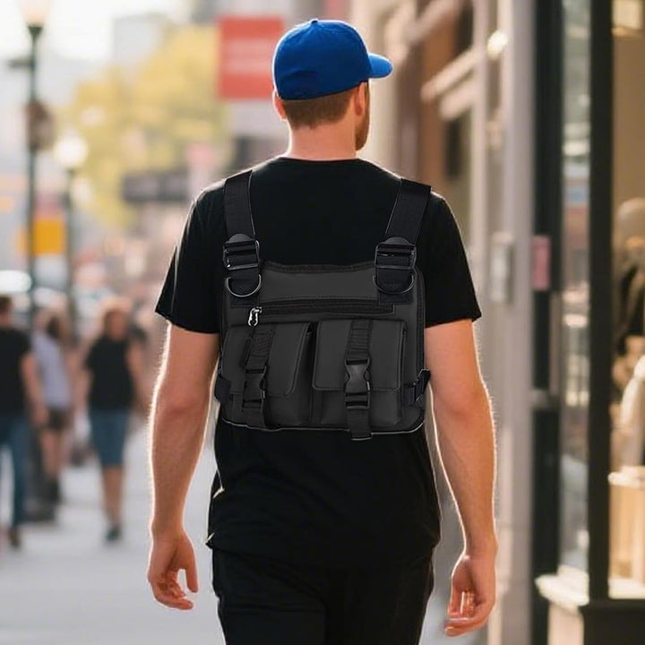 Gewichtsweste zum Spazierengehen, verstellbare, leichte Brusttasche, Gepäck und Reiseausrüstung für