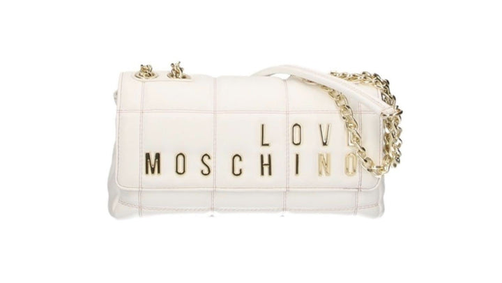 Love Moschino Damen Jc4260pp0gkb0100 Schultertasche, Weiss