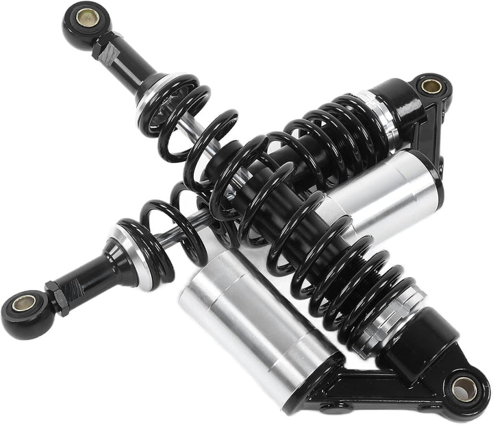 Aramox Motorrad Stossdämpfer, Stossdämpfer Hinten, Paar 340mm Universal Motorrad Stossdämpfer Feder
