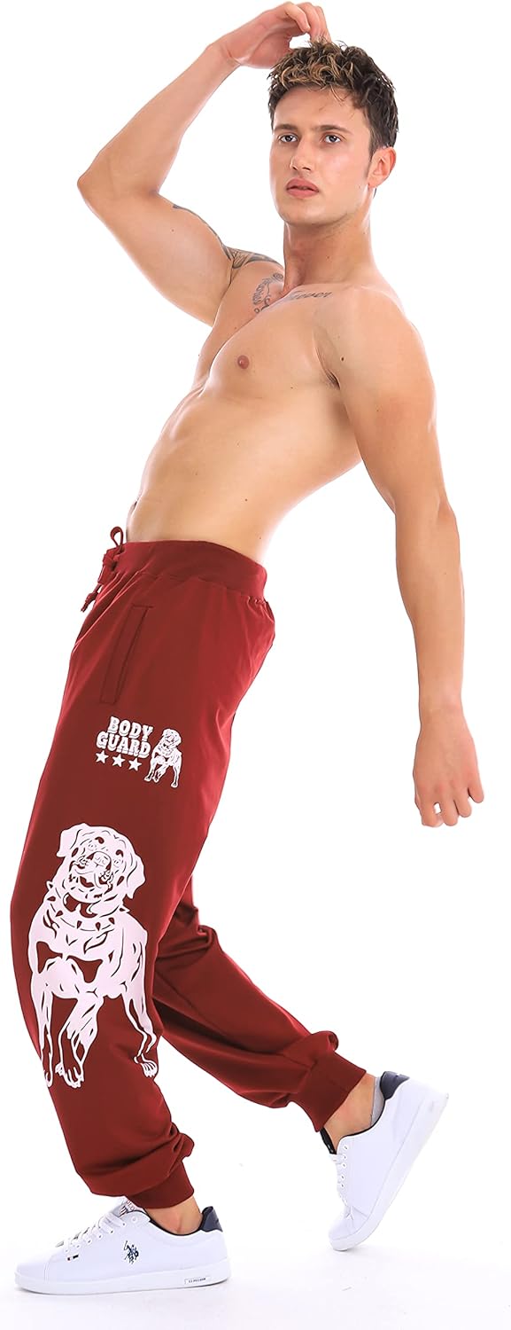 Raff & Taff Jogginghose Sweatpants Sporthose Bulldog Bodyguard aus hochwertiger Baumwollmischung 5XL