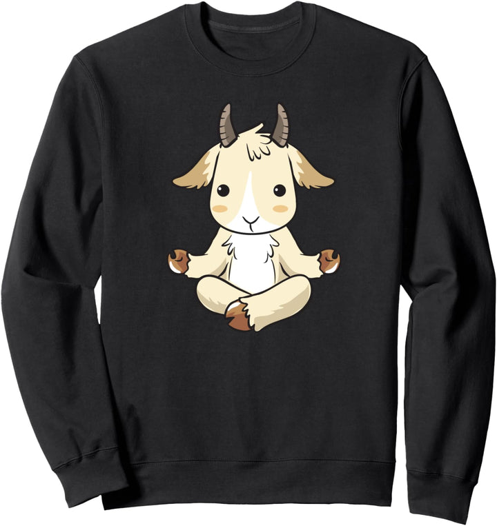 Yoga Ziege I Ziegen I Ziegenbock I Goat Sweatshirt