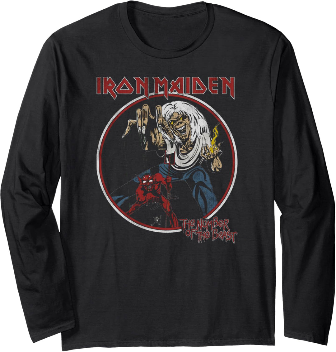 Iron Maiden - Number of the Beast Vintage Langarmshirt
