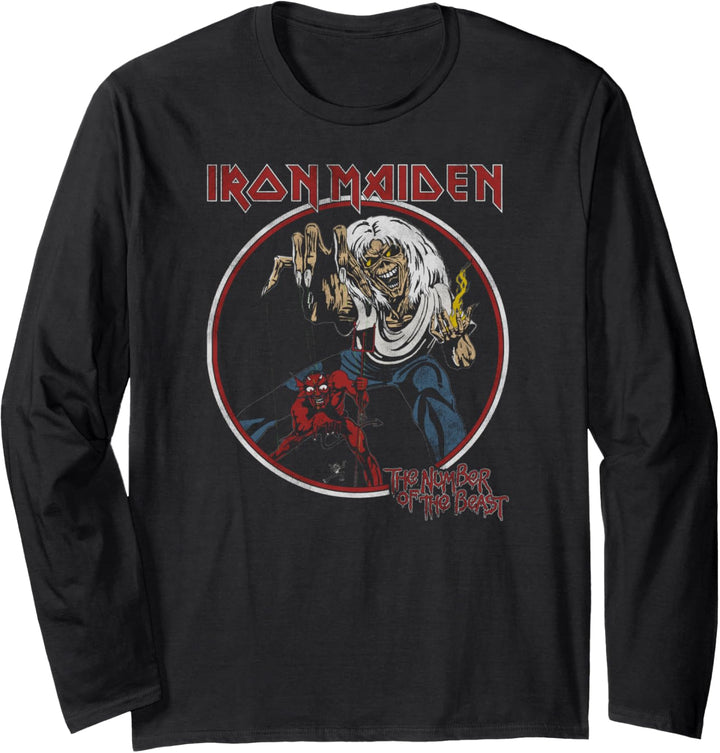 Iron Maiden - Number of the Beast Vintage Langarmshirt