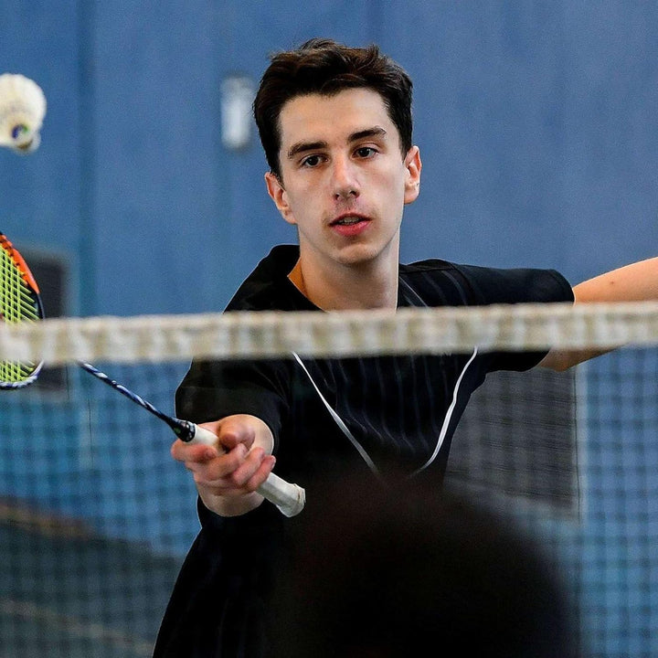 WHiZZ Carbon Badminton Schläger Set, Leichter Graphit Badmintonschläger Federball Set für Training,