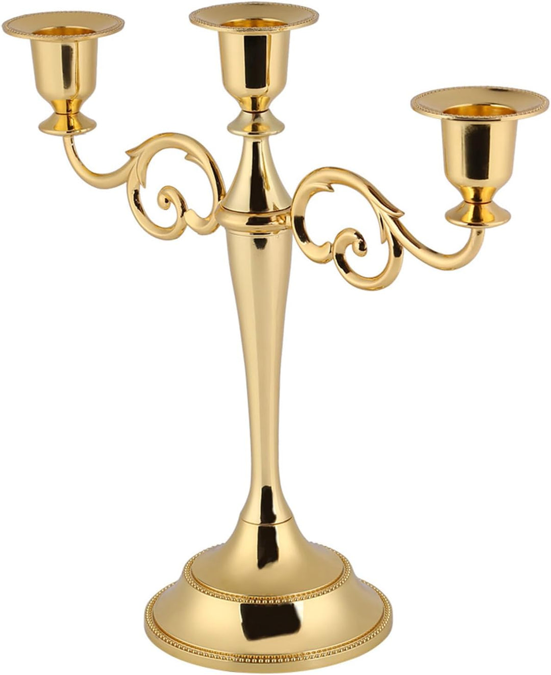 2 Farben 3 Arme Kerzenhalter Europäischen Stil Leuchter Hochzeit Kerzenhalter Home Dekoration Metall