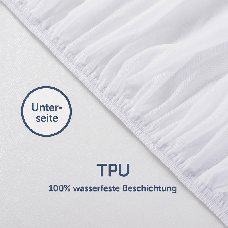 Blumtal® Luxus gesteppter Matratzenschoner wasserdicht 180x200cm - Oeko-TEX zertifizierter Matratzen