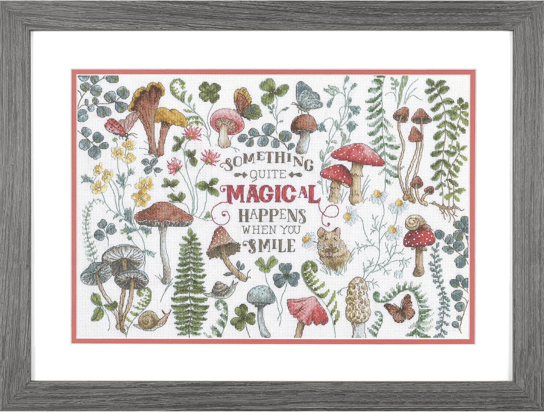 Dimensions Woodland Magic Kreuzstich-Set, Zählmuster, mehrfarbig, 5-teilig