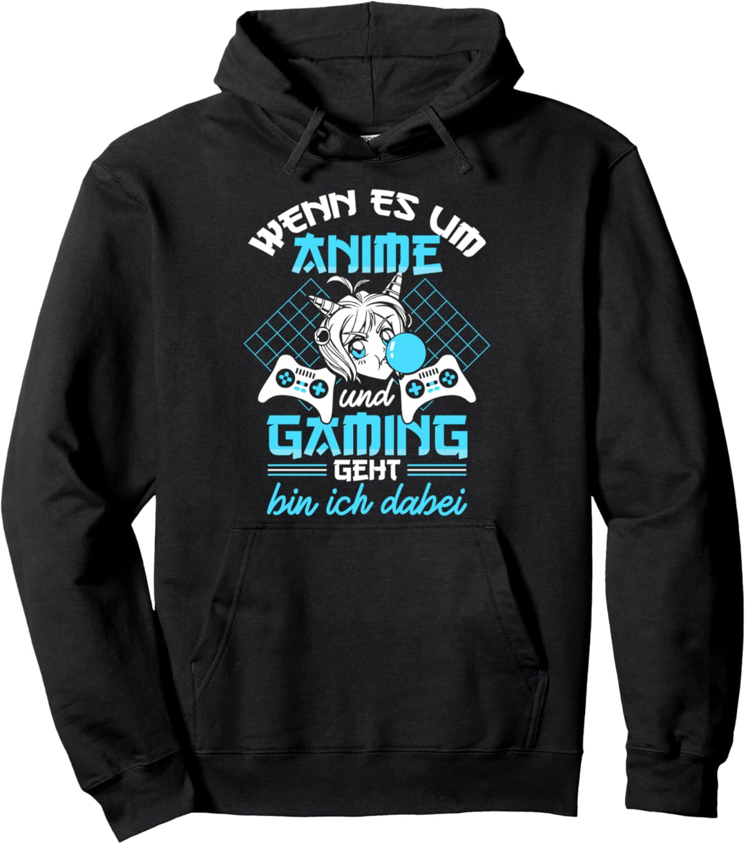 Anime Gamer Zocker Spruch Weeb Kawaii Anime Girl Otaku Pullover Hoodie