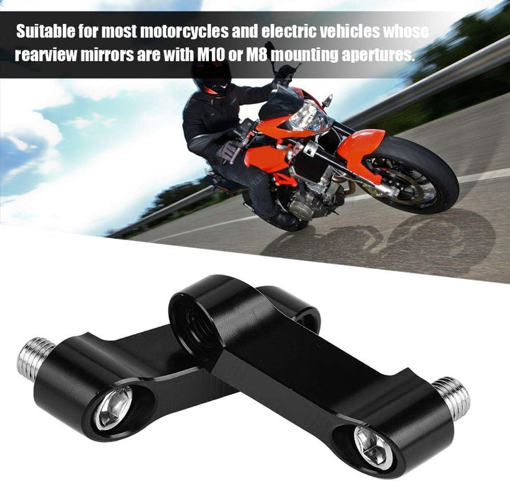 10mm 8mm Motorrad R¨¹ckspiegel Extender Motor R¨¹ckspiegel Rise Adapter