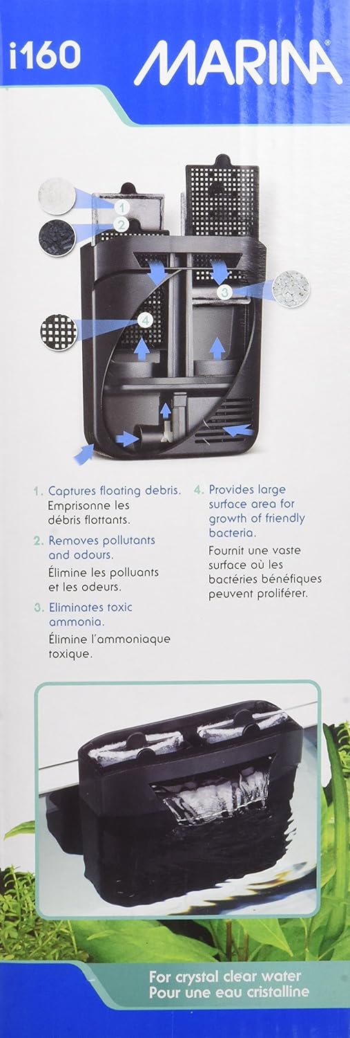 Marina i160 Filter Tauchpumpe für Aquarium 160 L Innenfilter i160, Innenfilter i160