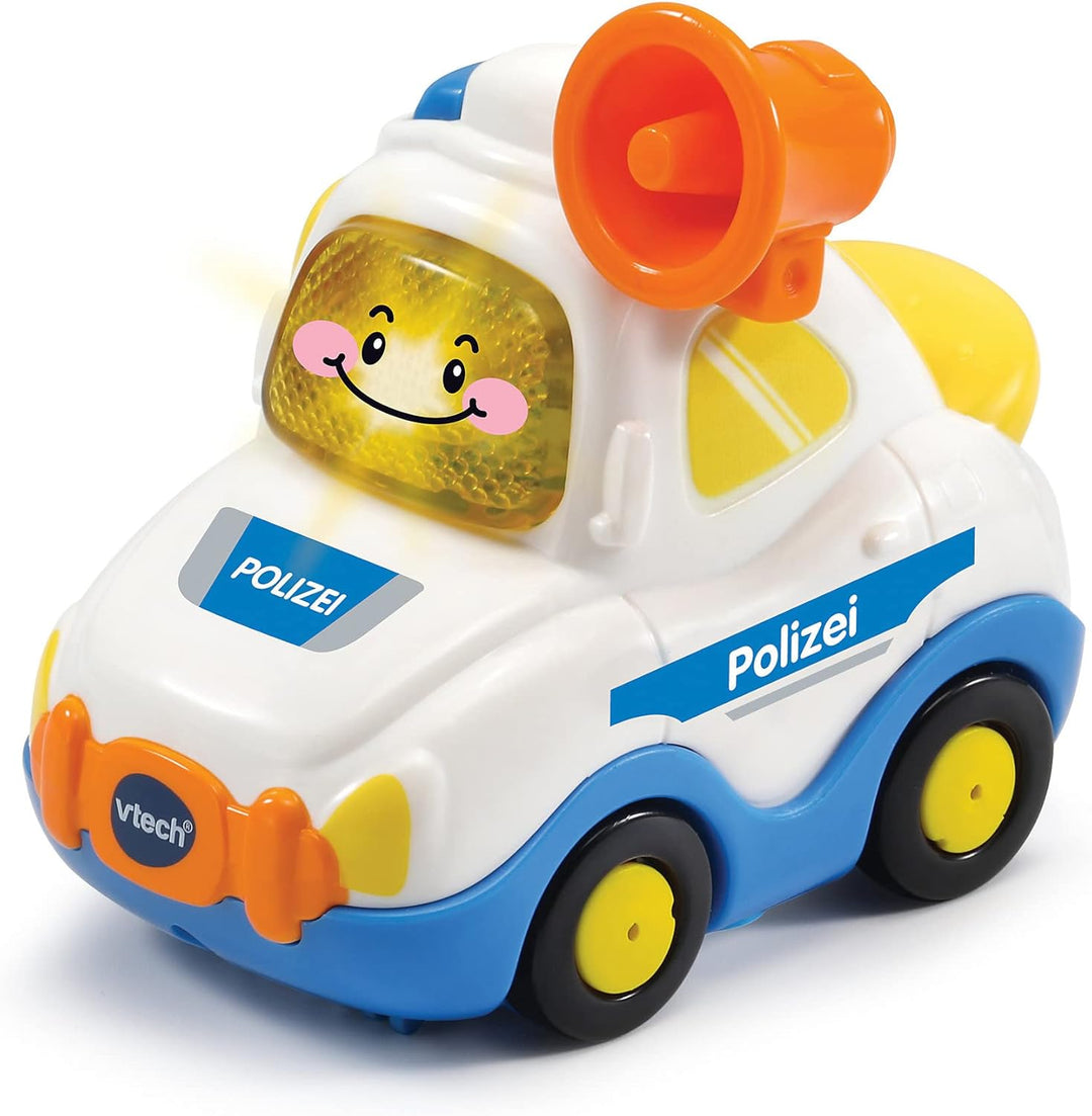 Vtech 80-524404 TUT TUT Baby Flitzer, Mehrfarbig & TUT TUT Baby Flitzer - Polizei – Spielzeugauto mi