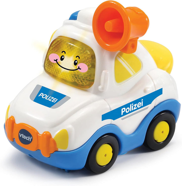 Vtech 80-524404 TUT TUT Baby Flitzer, Mehrfarbig & TUT TUT Baby Flitzer - Polizei – Spielzeugauto mi