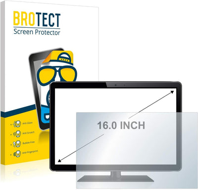 BROTECT 16" Entspiegelungs-Schutzfolie für All-In-One PCs mit 16,0 Zoll (40.6 cm) [354 mm x 199 mm,