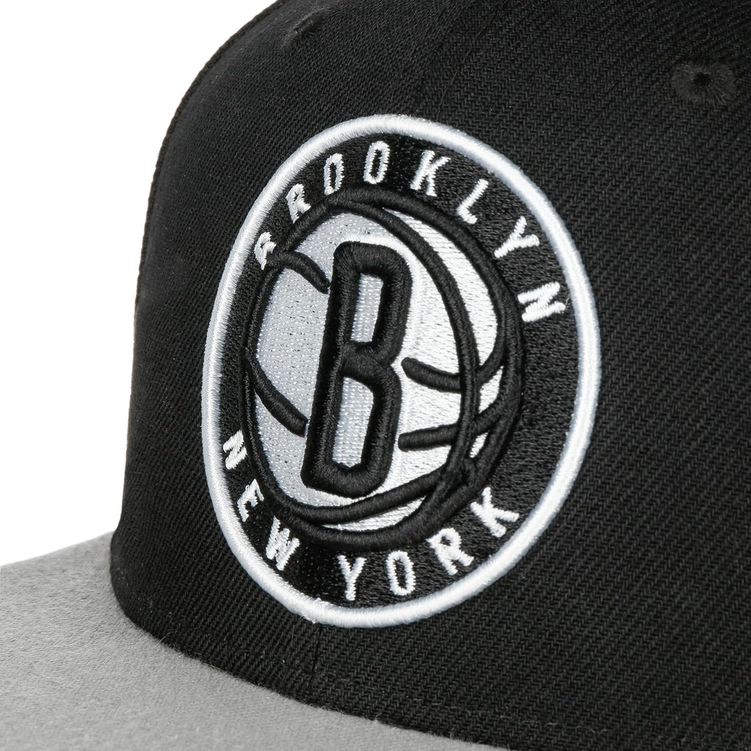 Mitchell & Ness Patch Overload Nets Cap Basecap Baseballcap Snapback Flat Brim NBA Brooklyn (One Siz