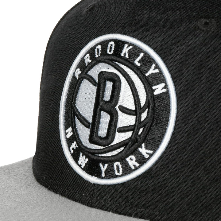Mitchell & Ness Patch Overload Nets Cap Basecap Baseballcap Snapback Flat Brim NBA Brooklyn (One Siz