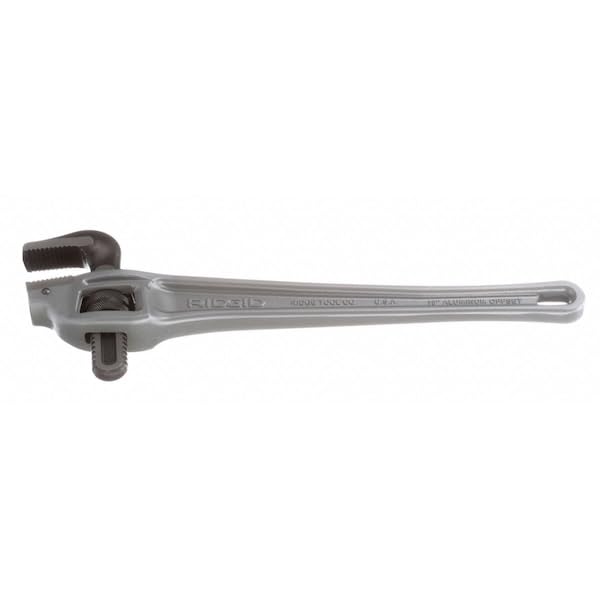 RIDGID 31125 Modell 18 Eckrohrzange aus Aluminium, 18" Sanitär-Schraubenschlüssel 18 inch, 18 inch
