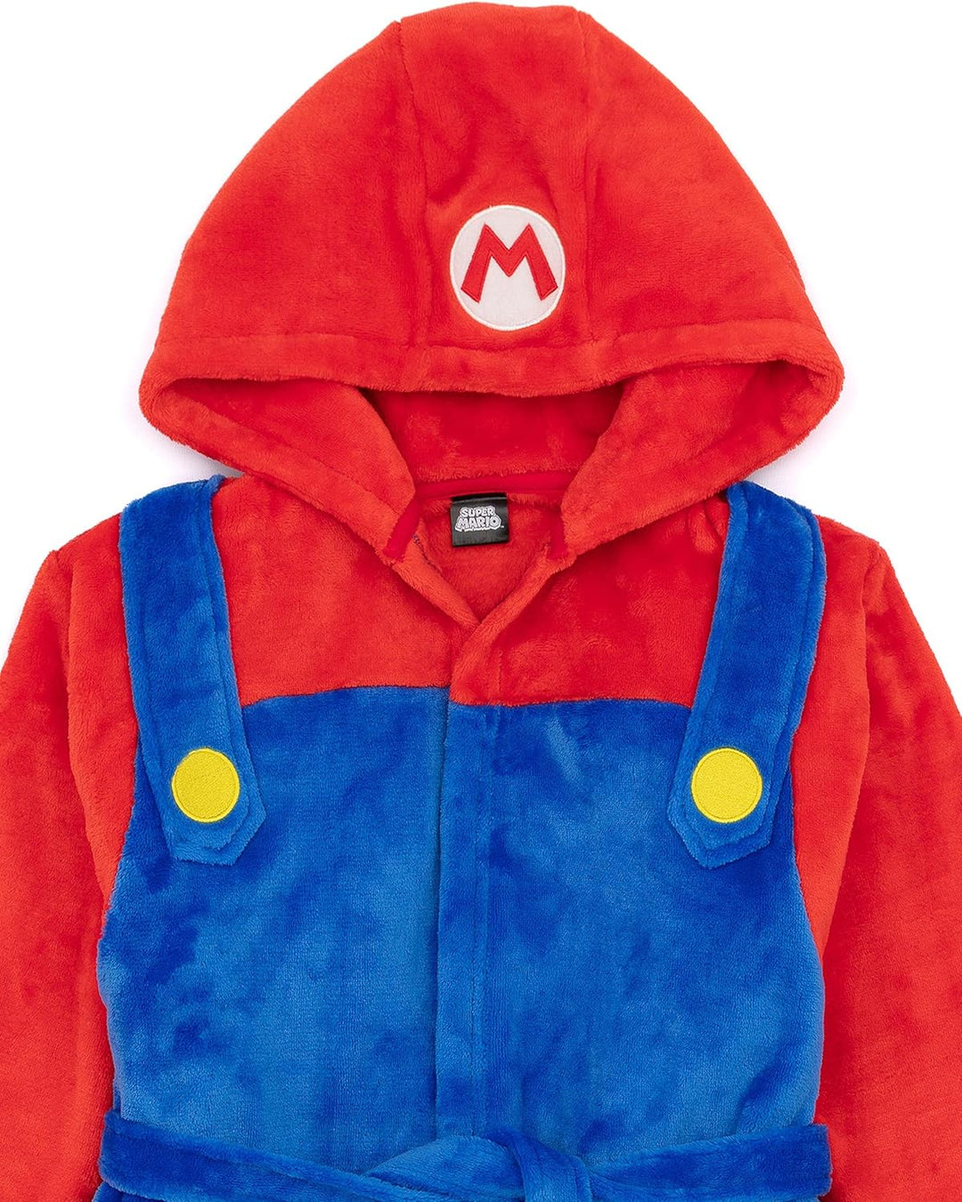 Super Mario Dressing Kleid Kinder Mädchen Jungen Spielcharakter PJS Bademantel, 11-12 Jahre Blau