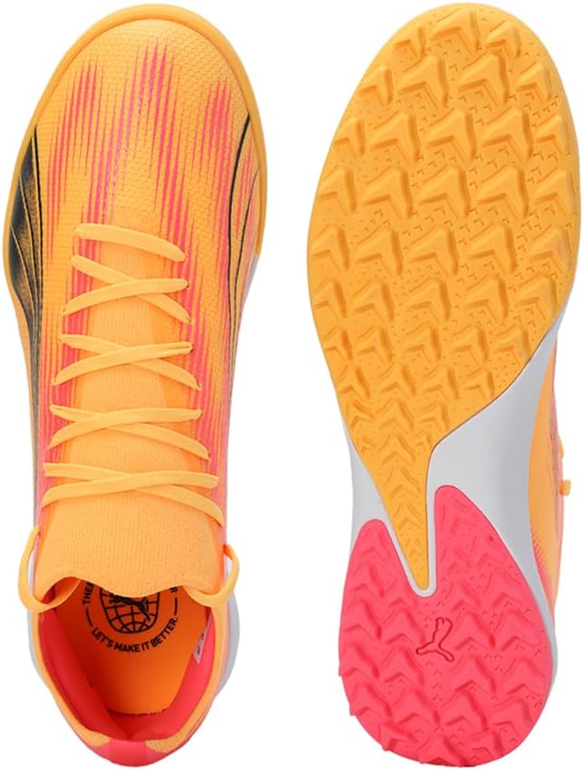 PUMA Herren Ultra Match Tt Fussballschuh 40.5 EU Sun Stream Black Sunset Glow, 40.5 EU Sun Stream Bl