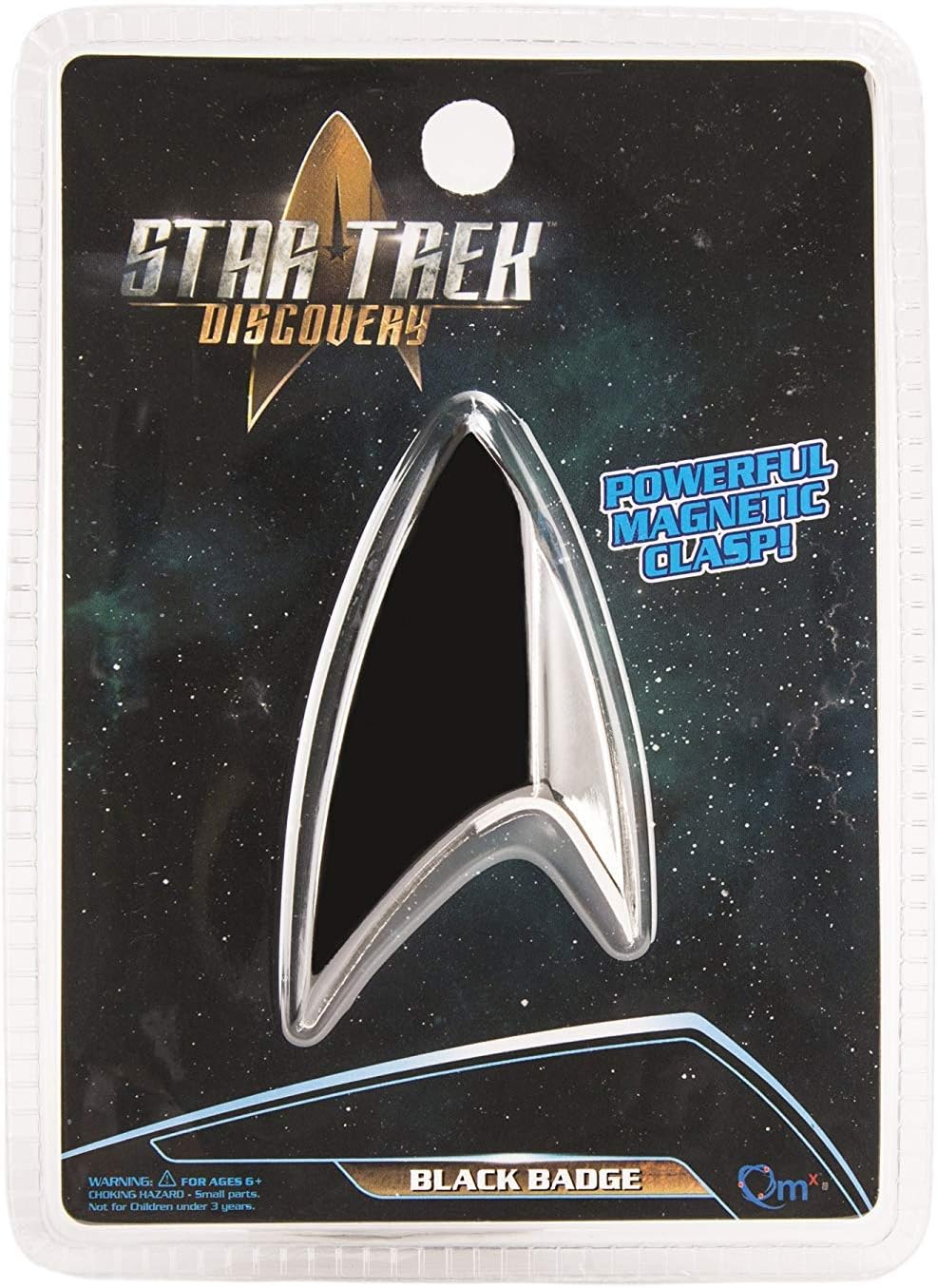 Quantum Mechanix QSTR146 Star Trek: Discovery Black Badge, Schwarz, Einheitsgrösse