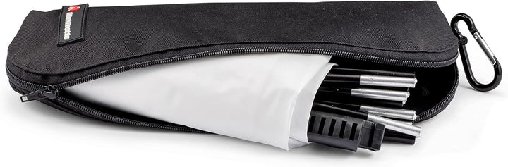 Manfrotto HaloCompact Plus Diffusor 98 cm 2-Stop Rundreflektor - RapidExoframe™ Technologie - Zusamm