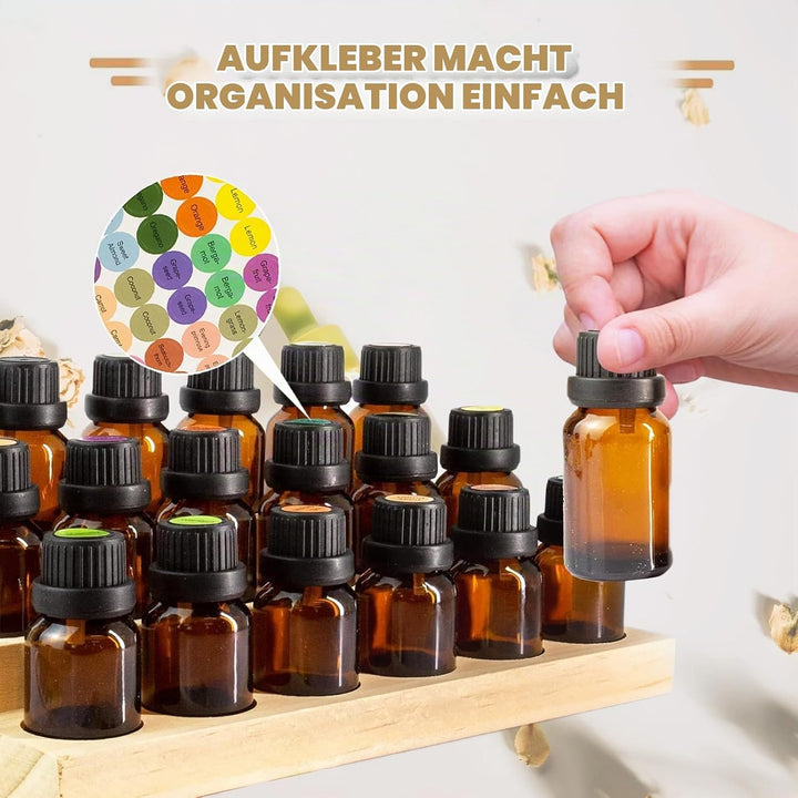 3-Lagen mit 18 Loch Hölzern für Ätherisches Öl Display Ständer, Aromatherapie Öle Organizer Ätherisc