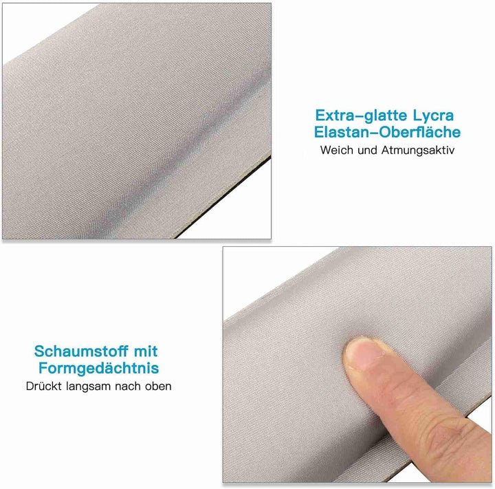 AOKSUNOVA Ergonomisch Mauspad mit Handballenauflage Mouse pad & Tastatur Handgelenkstütze Set Mauspa