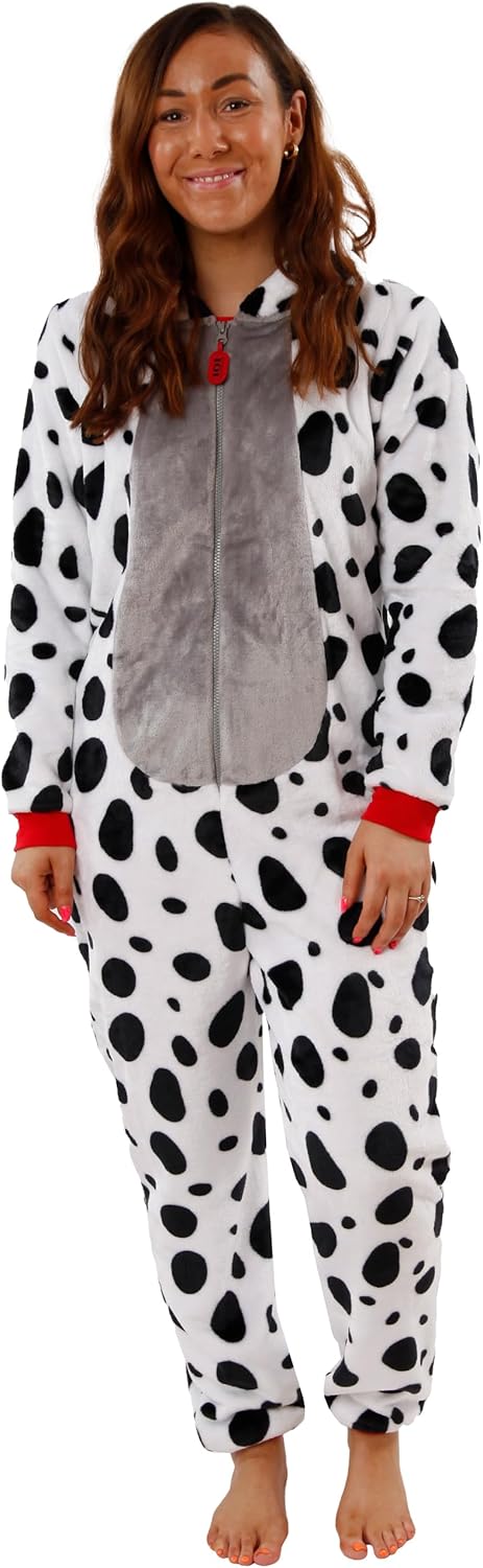 Disney Strampler Erwachsene | 101 Dalmatiner Strampler Für Frauen | Dalmatiner Kostüm | Offizielles
