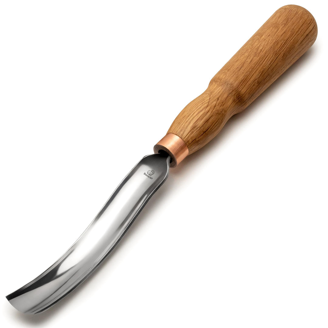 BeaverCraft Holzschnitz Hohleisen Meissel 7L/22 Holzschnitzwerkzeuge Schnitzen von Schalen Kohlensto
