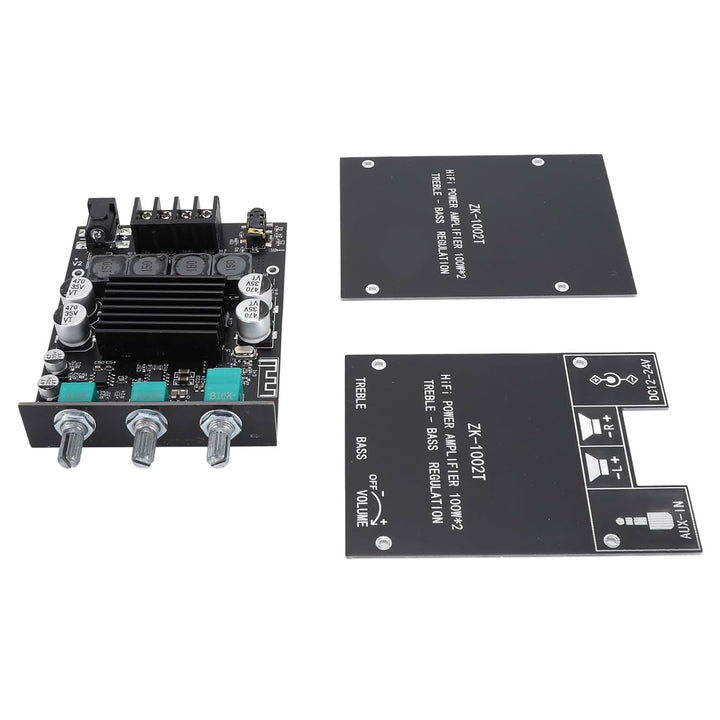 Bluetooth Stereo-Verstärkerplatine 2x100W 5.0 BT Verstärker AMP Platine ZK-1002MT TPA3116D2 DC12‑24V