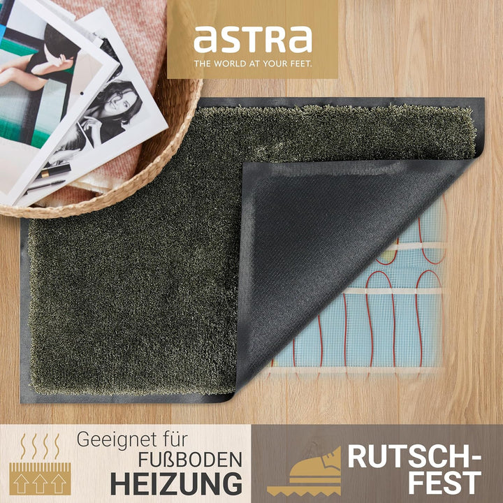 Astra Fussmatte innen rutschfest - Schmutzfangmatte super weich - Läufer Flur waschbar per Hand - Tü