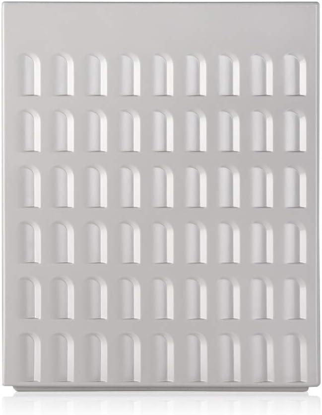 Kartell Hocker Eur, thermoplastisches Technopolymer, 36 cm x 36 cm 45 cm Grau, Grau