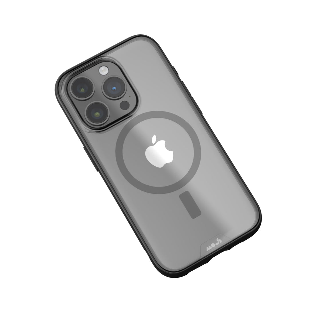 Mous Transparente Hülle kompatibel mit MagSafe für iPhone 15 Pro – Klarheit 2.0 – Handyhülle für iPh