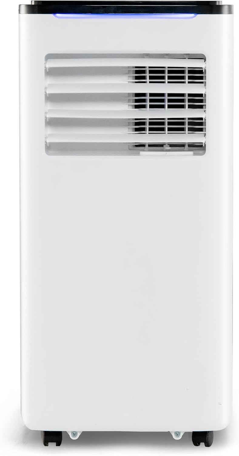 GOPLUS Mobile Klimaanlage mit Abluftschlauch 9000 BTU, Kühlen & Ventilieren & Entfeuchten 42L/Tag &