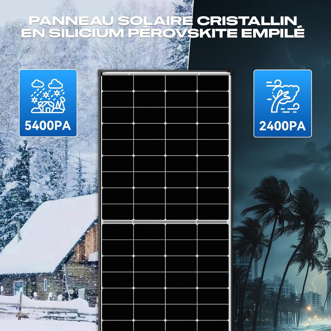 18BB 200Watt Solarpanel, N-Type 12 V 200 W Solarmodul, 25% Hocheffiziente Monokristalline PV-Module,