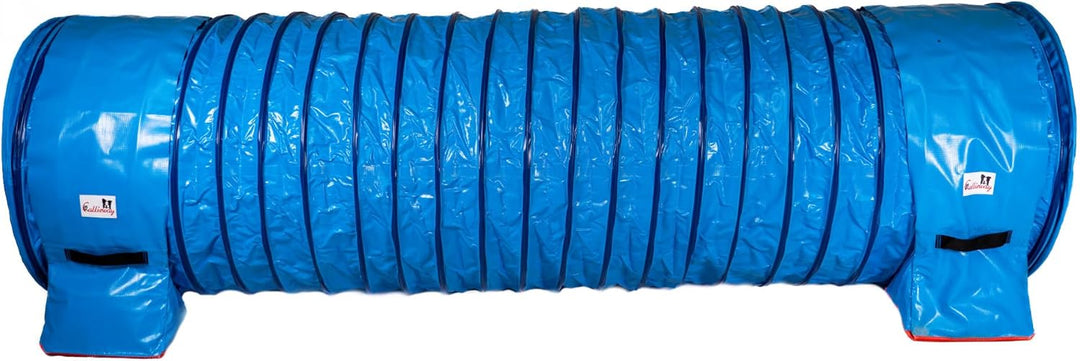 Callieway® Dog Agility Tunnel Profi Hunde Tunnel Agility Gerät (Stützsandsäcke bereits inklusive) (3