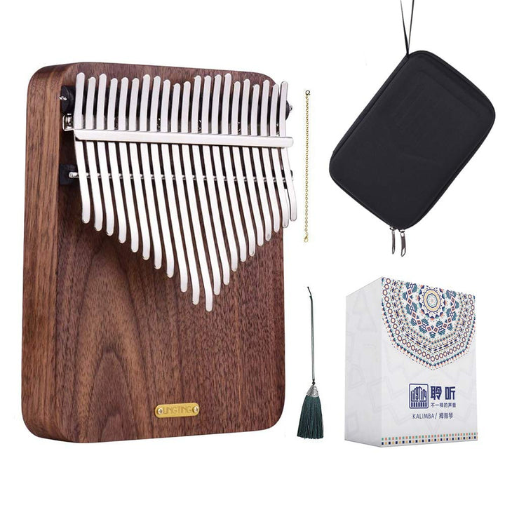 LingTing Kalimba LT-K21W 21 Tasten Kalimba Mbira Daumenklavier, Geschenk für Kinder und Erwachsene,