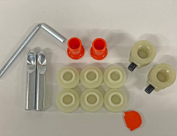 Universal Verdeckte Befestigung SET 12 teilig für Wand Hänge WC & Wand Bidet Bolzen 10cm